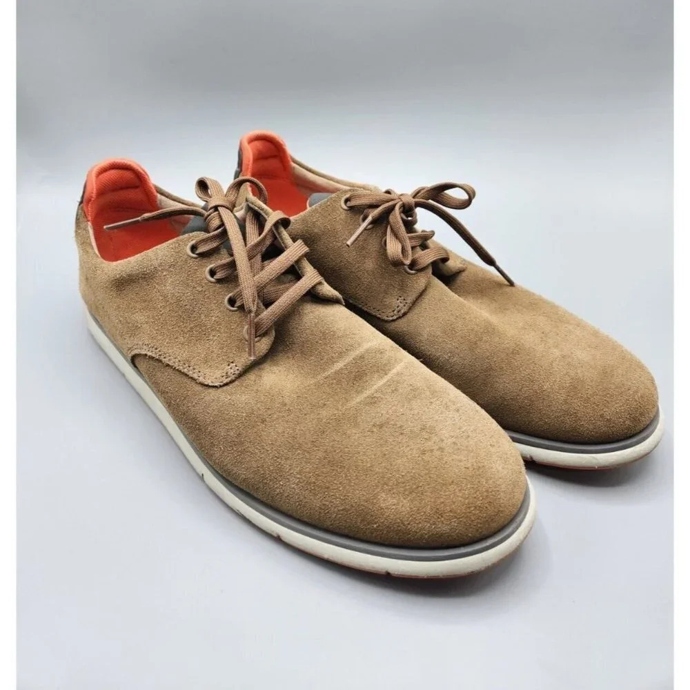 Camper Smith Brown Suede Formal Mens Shoes K100478-004 Size 44  / US 10.5